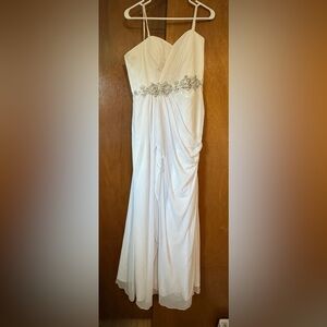 White size 10 wedding/anniversary dress